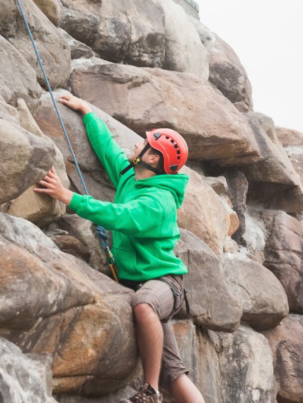Mammoth Lakes Beginners’ Rock Climbing Course.