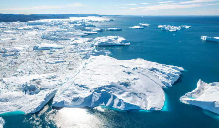 Greenland from air