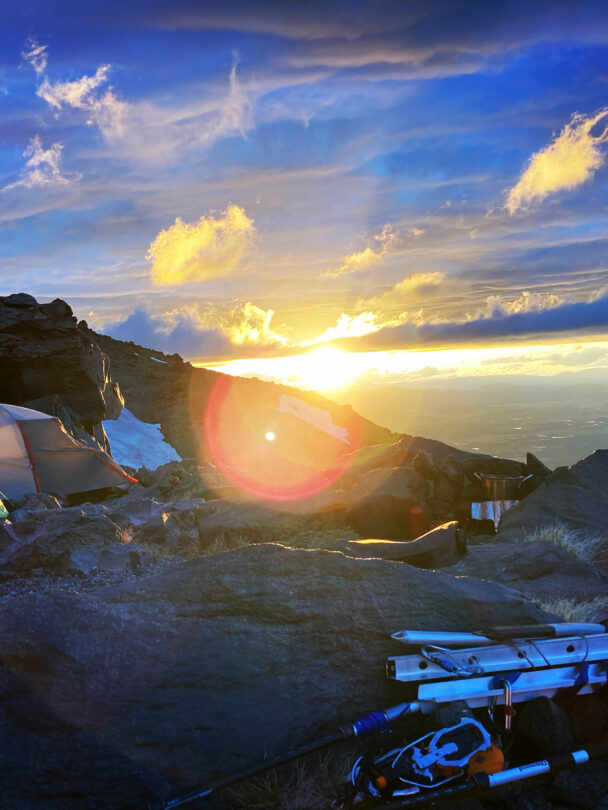 Guided climbing Mount Shasta, California