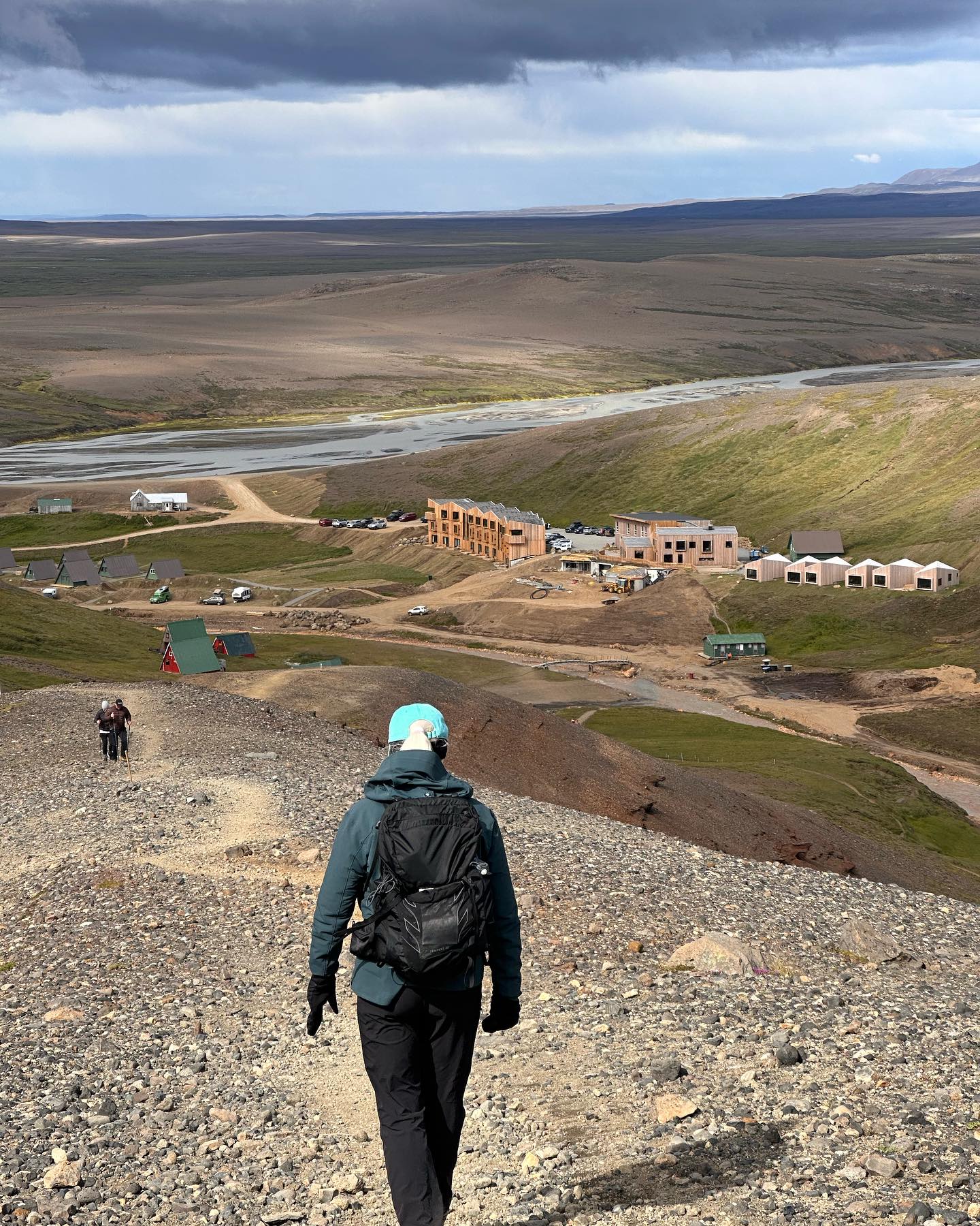 Hikers in Highlands base