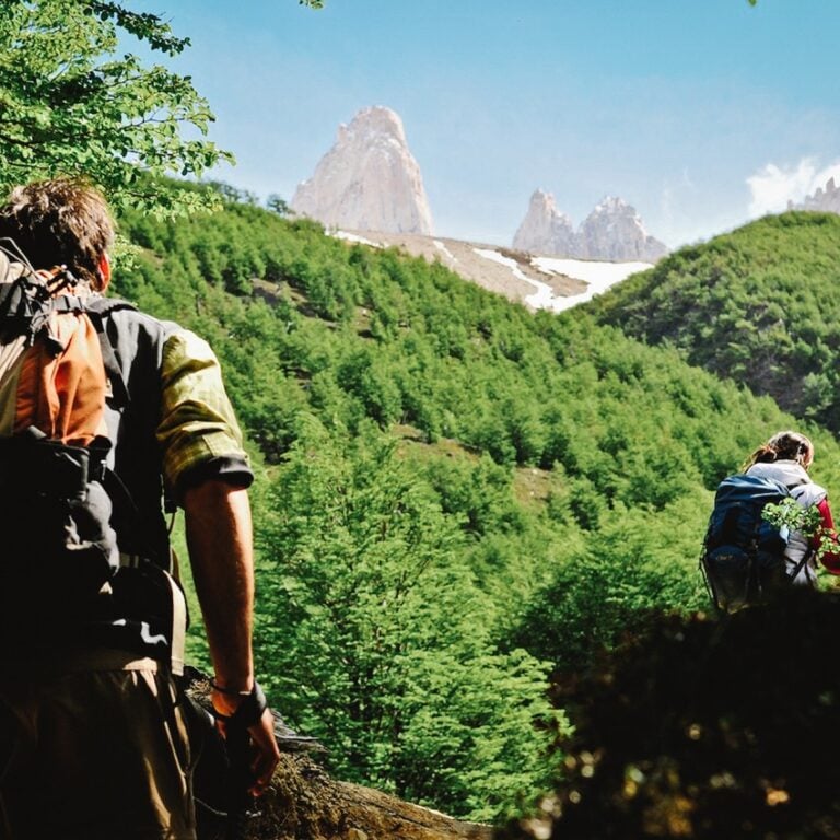 Hikers in Torres del Paine