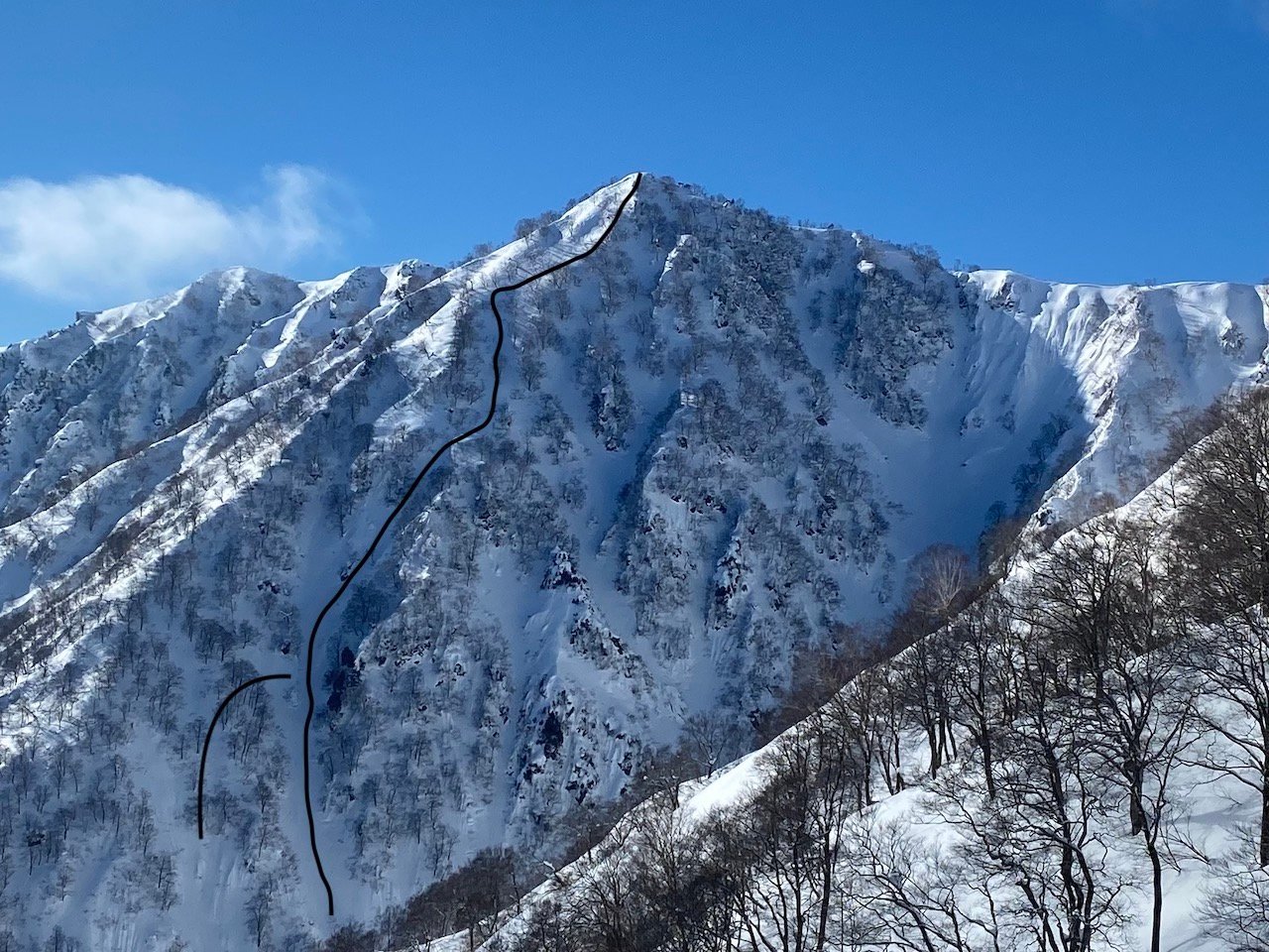 Japan ski lines