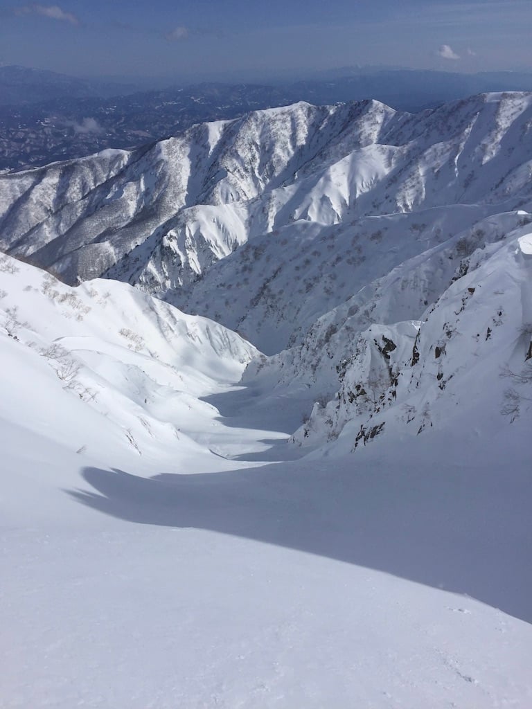 Japan skiing terrain