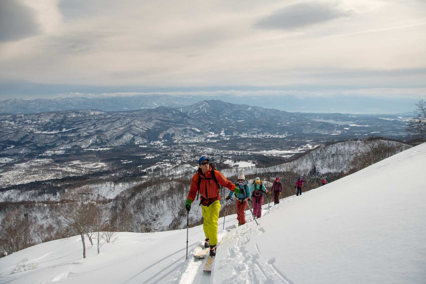 Japan views while skinning