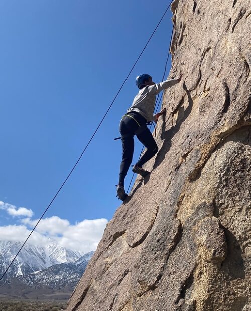 Mammoth Lakes Beginners’ Rock Climbing Course.