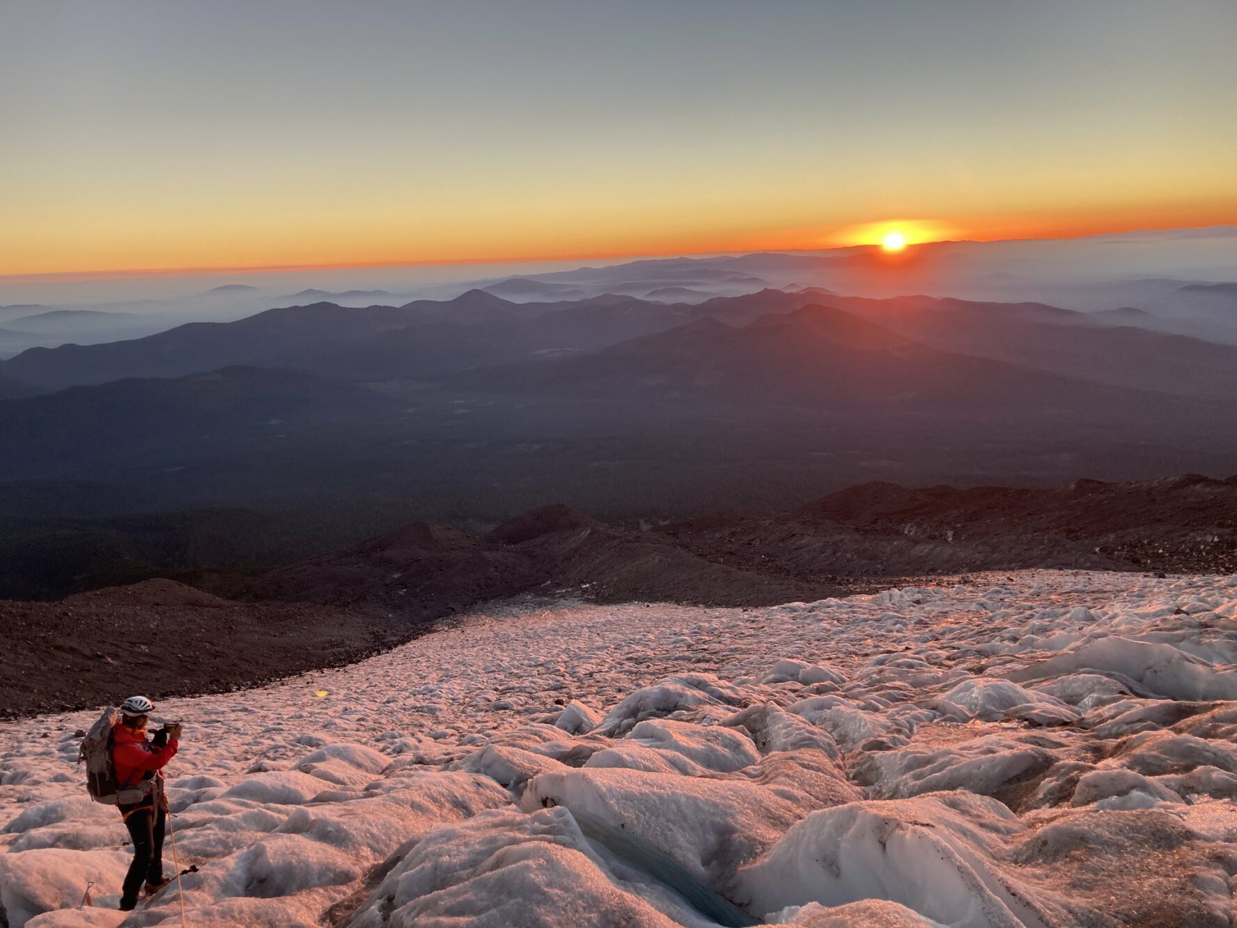 Sunset at Hotlum Glacier