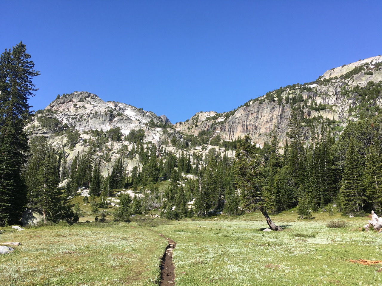 Trail in Beartooth Mountains
