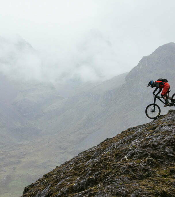 Brett riding through Peru