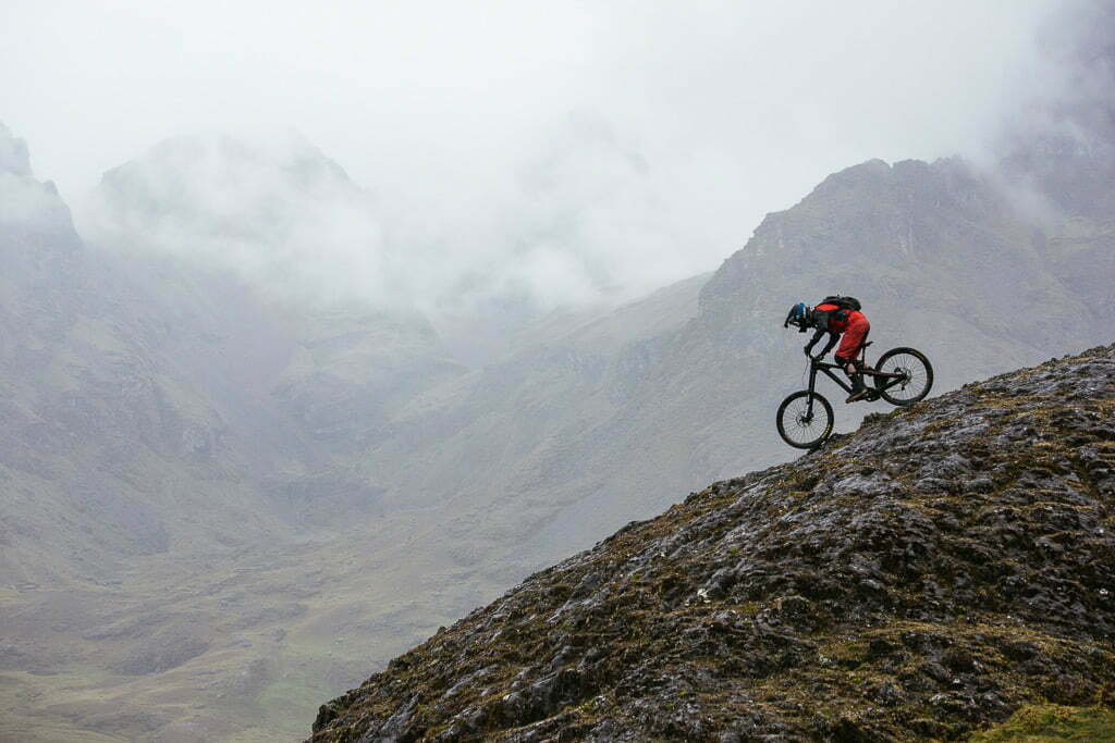 MTB trail at 14000 ft