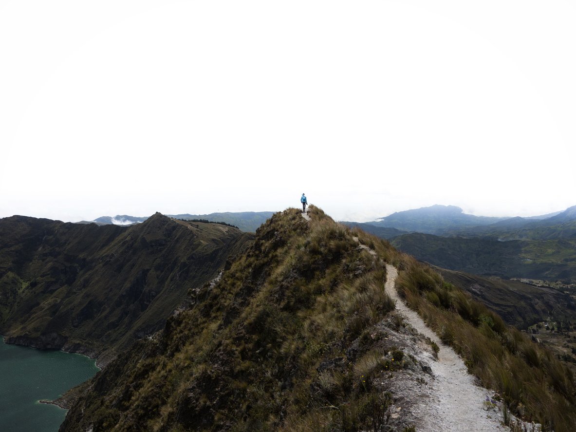 Landscape in Ecuador’s Avenue of the Volcanoes.