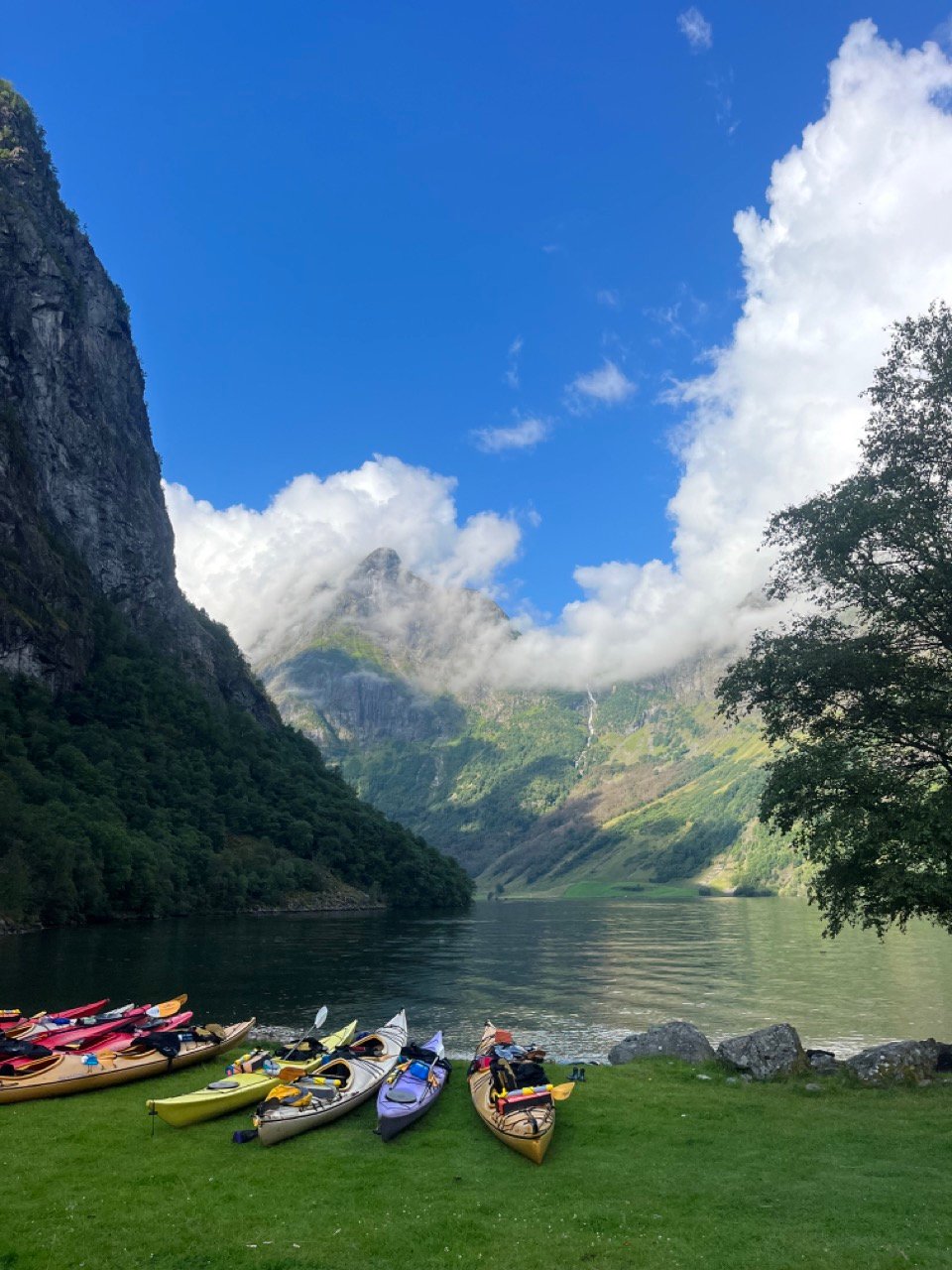 Taking a brake from kayaking