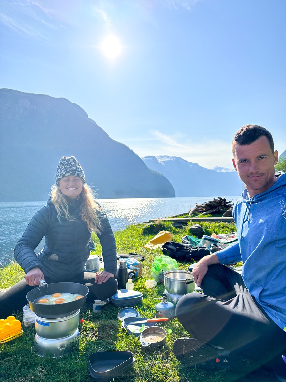 Breakfast at the camp
