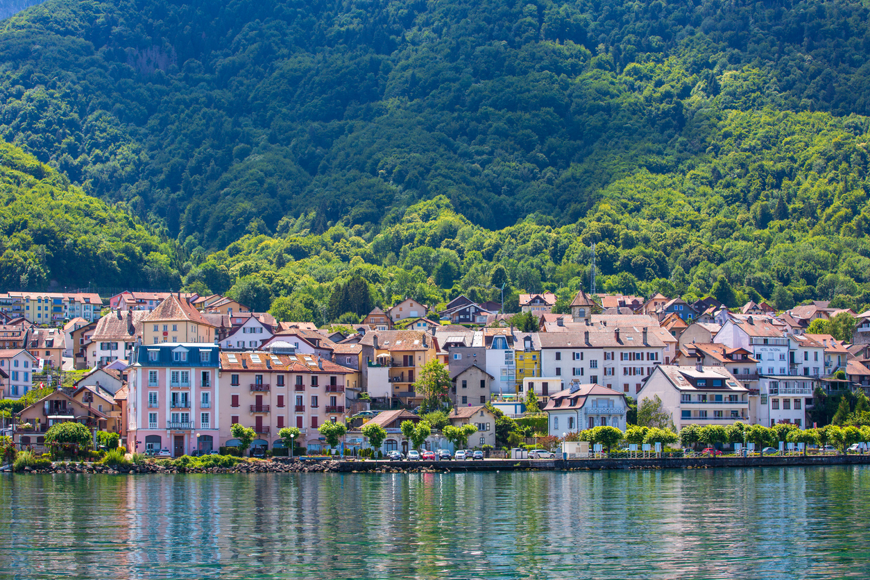 Coastline of Saint Gingolph