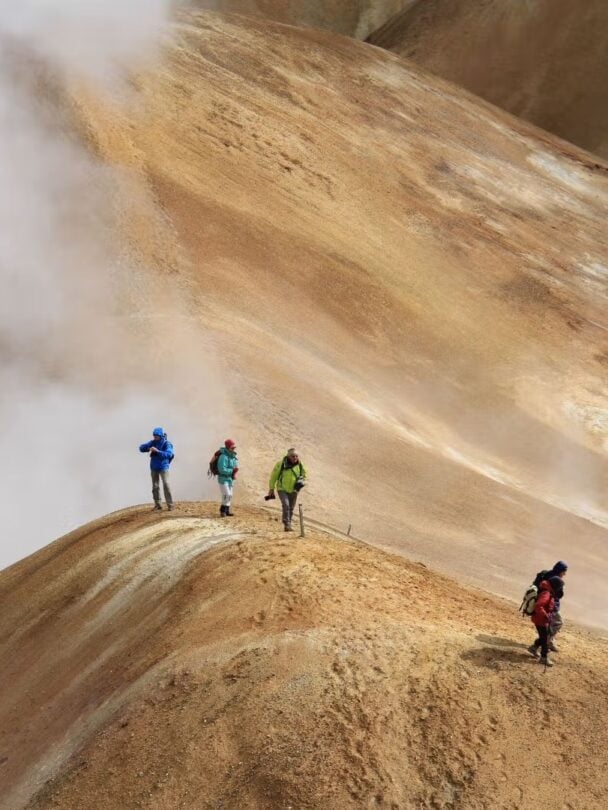 fjallabak four hikers