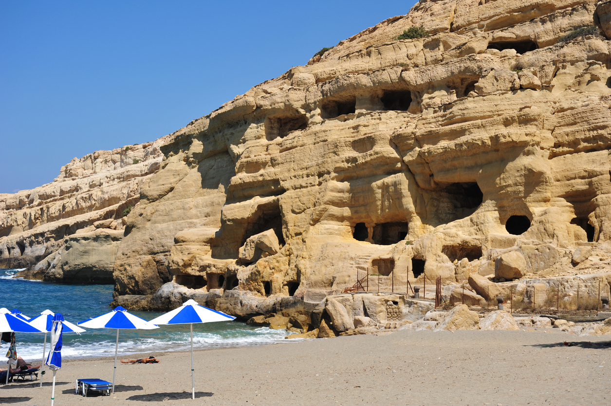 Hippie caves Matala
