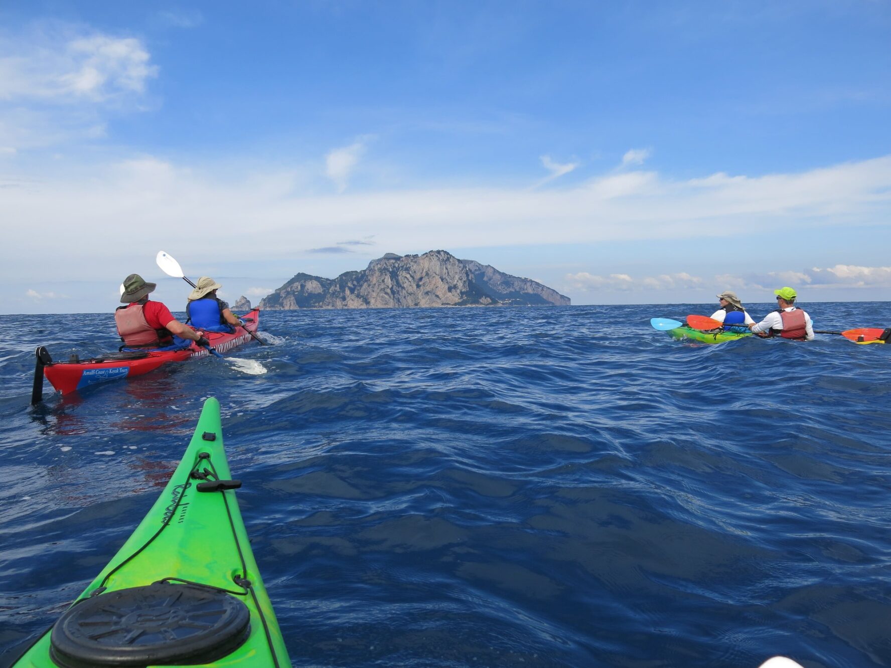Kayaking on the Amalfi Coast