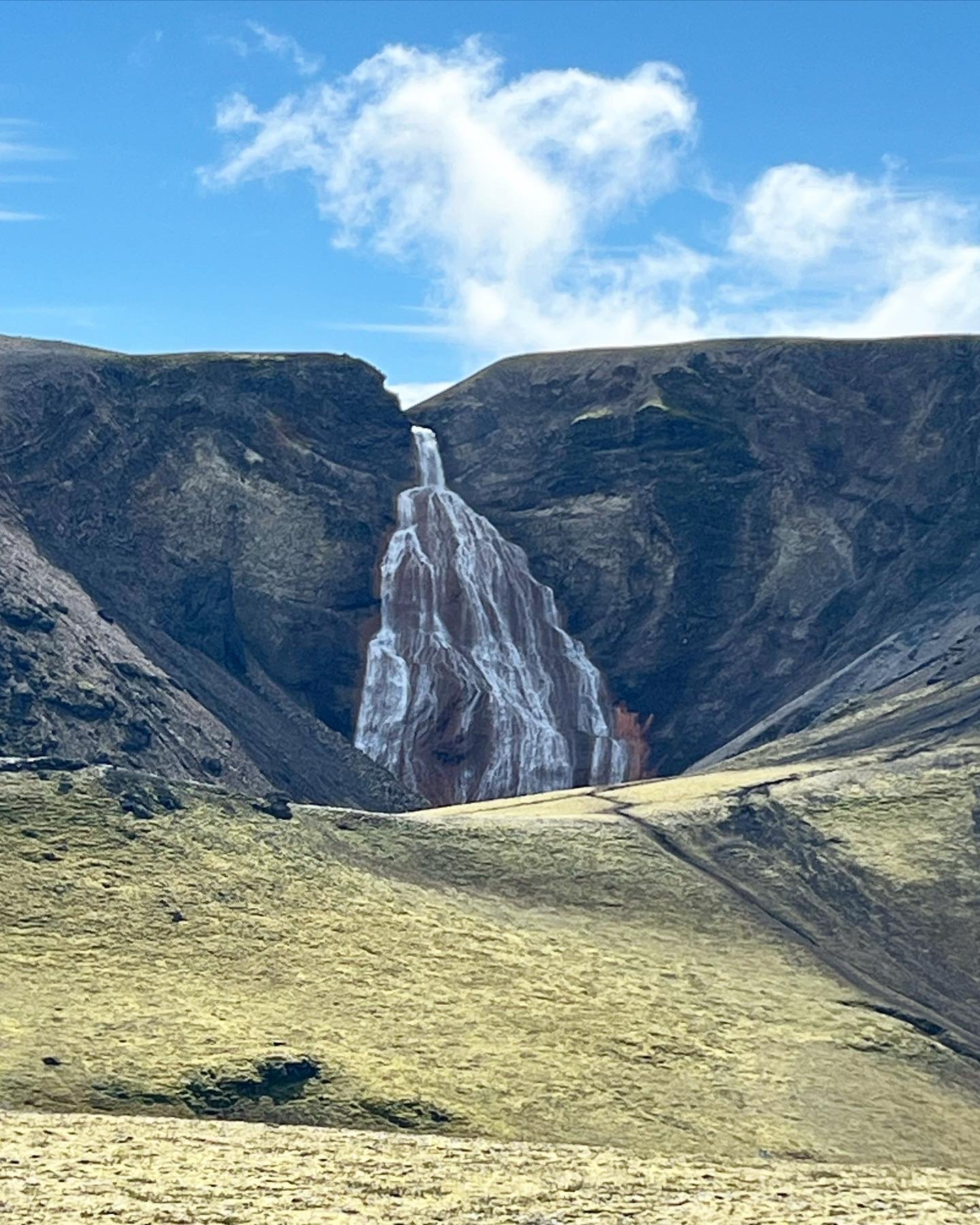 Rauðufossar waterfall in Iceland