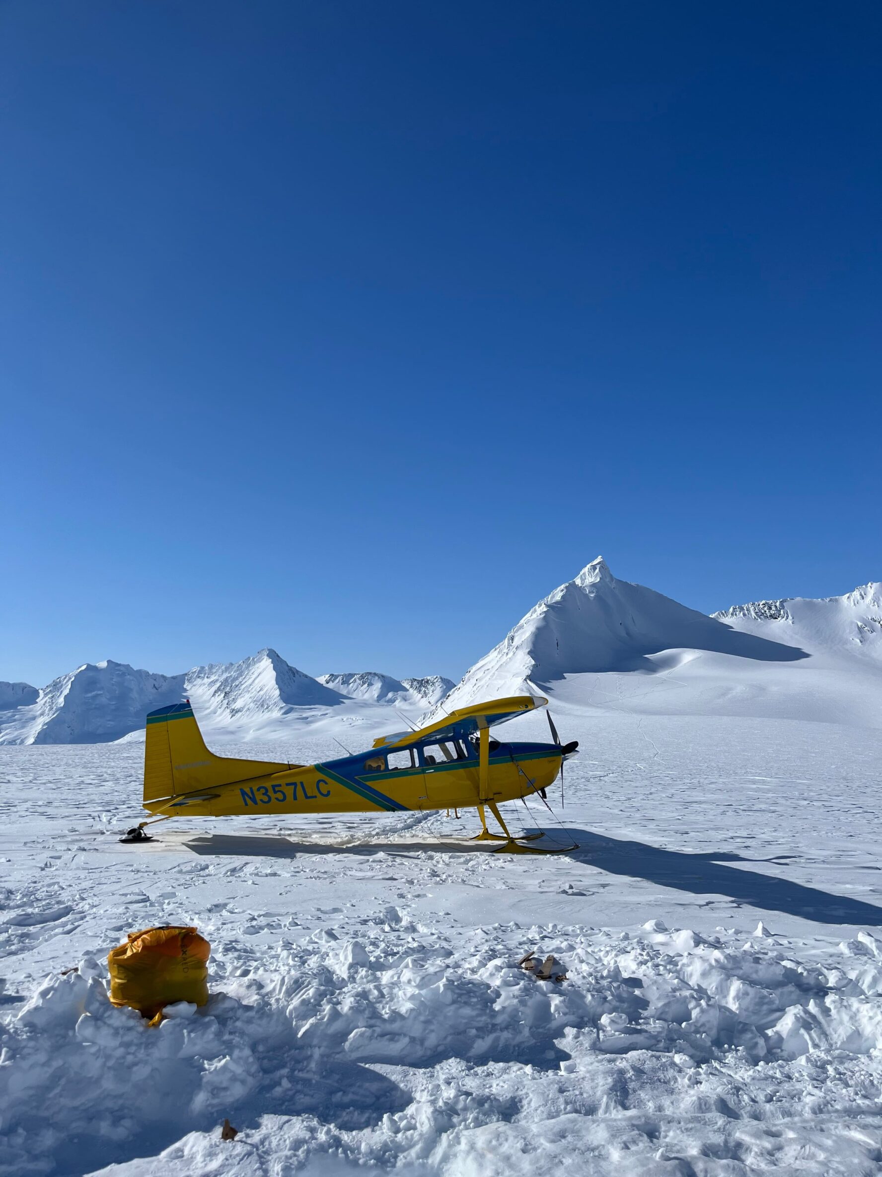 Ski plane in Alaska