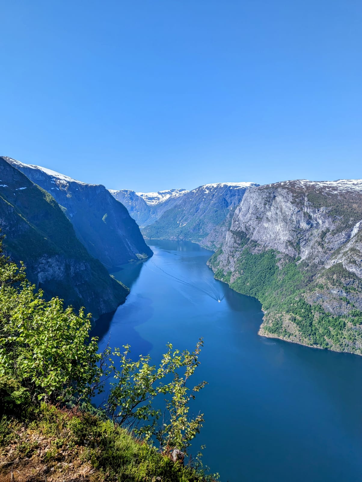 View during hiking in Stigen