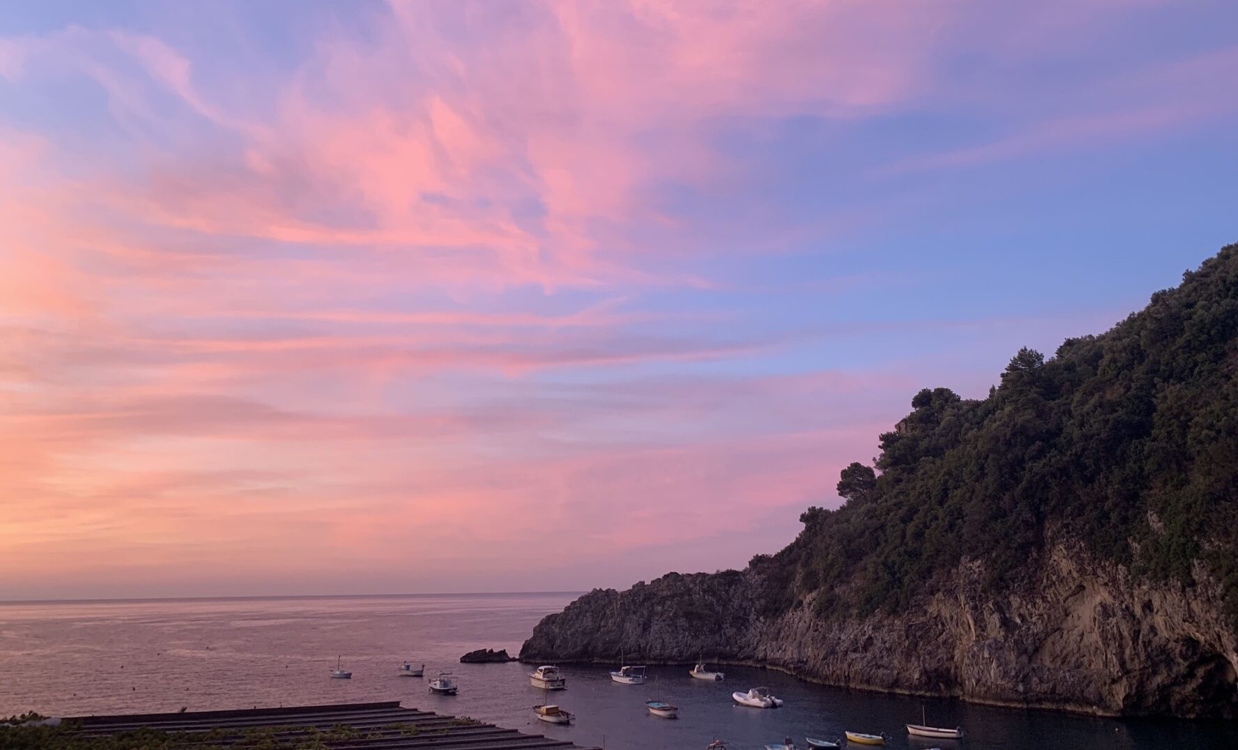 Sunset on the Amalfi Coast