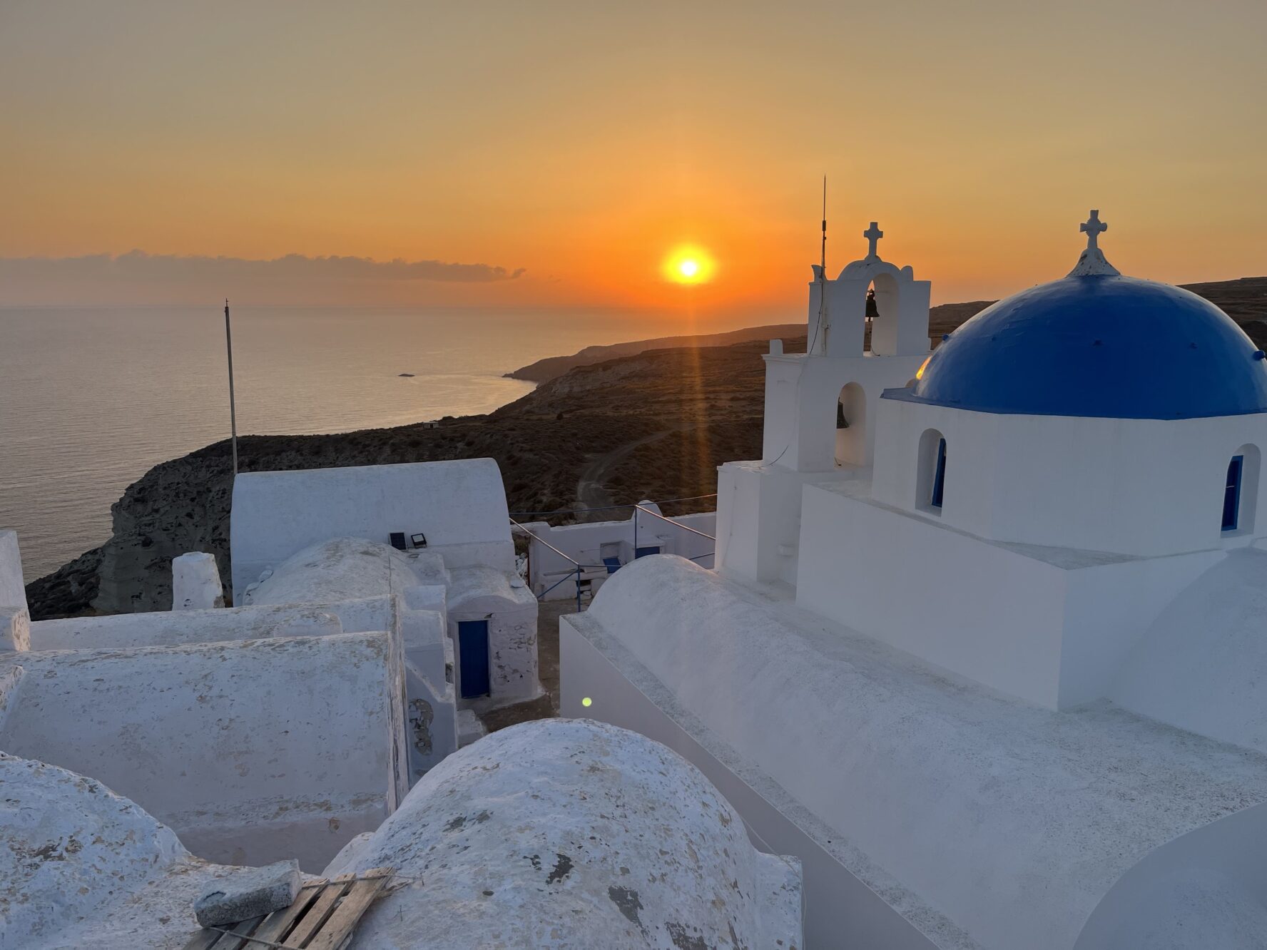 Sunset in Santorini