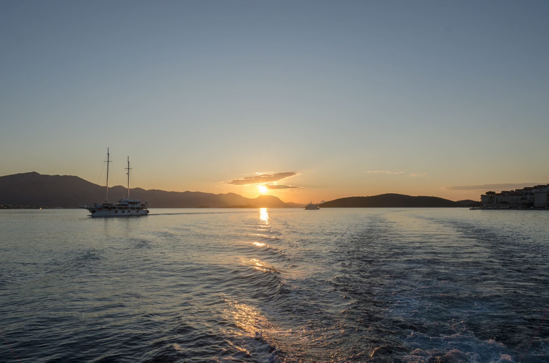 Sunset in South Dalmatia