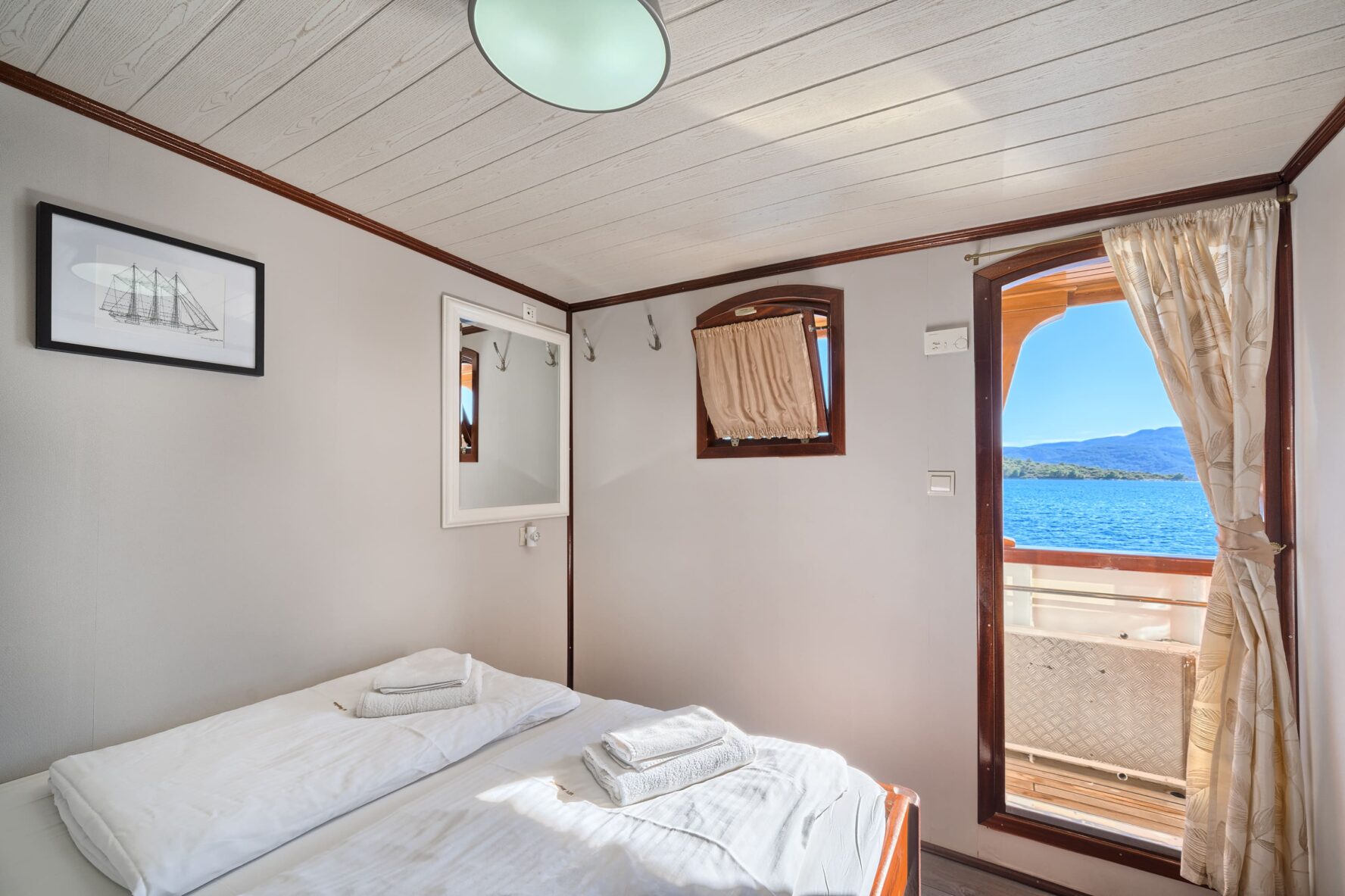 View from double room on Magellan