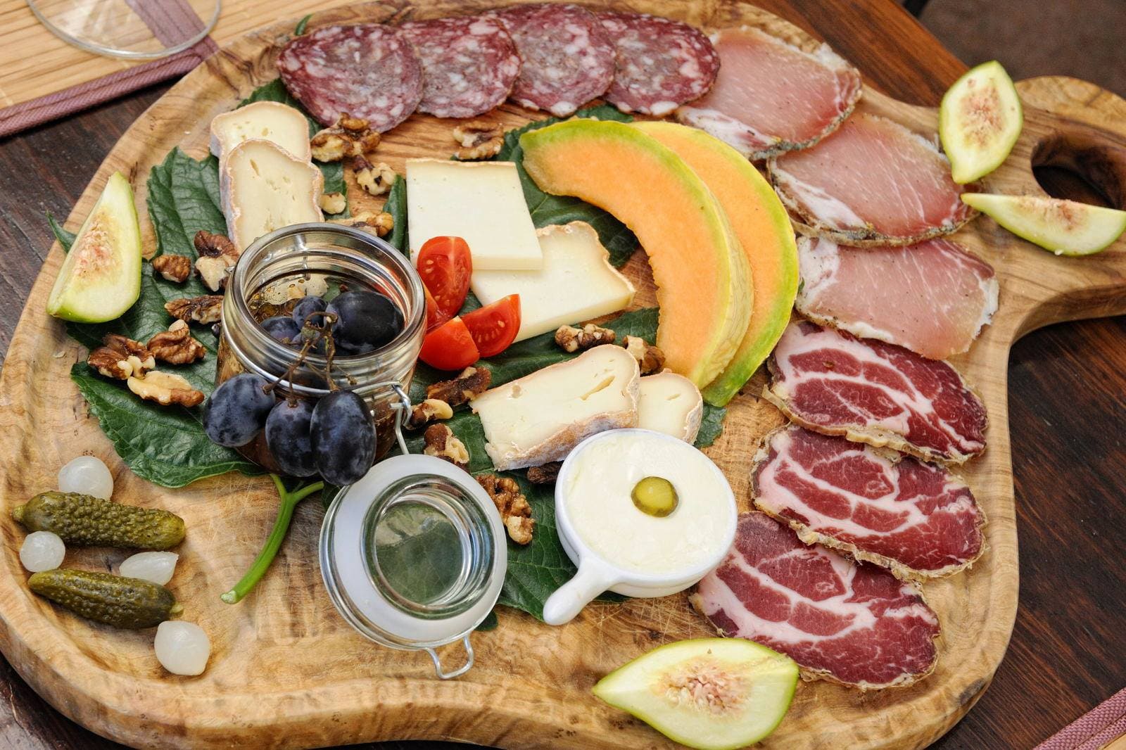 Charcuterie board in Provence