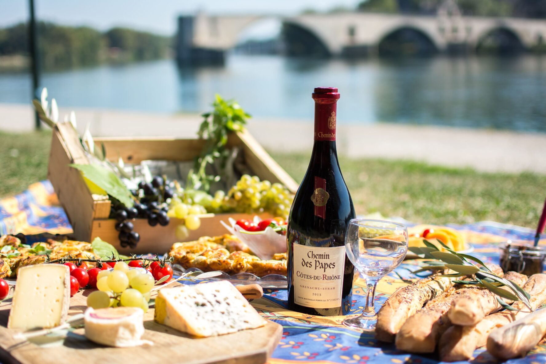 Cheese and wine in Provence