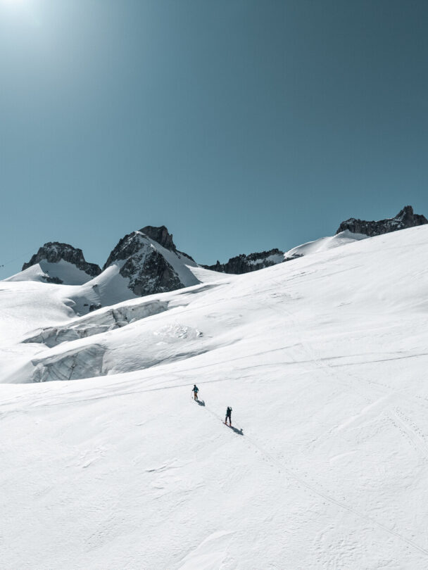 Guided ski tour of the Alps