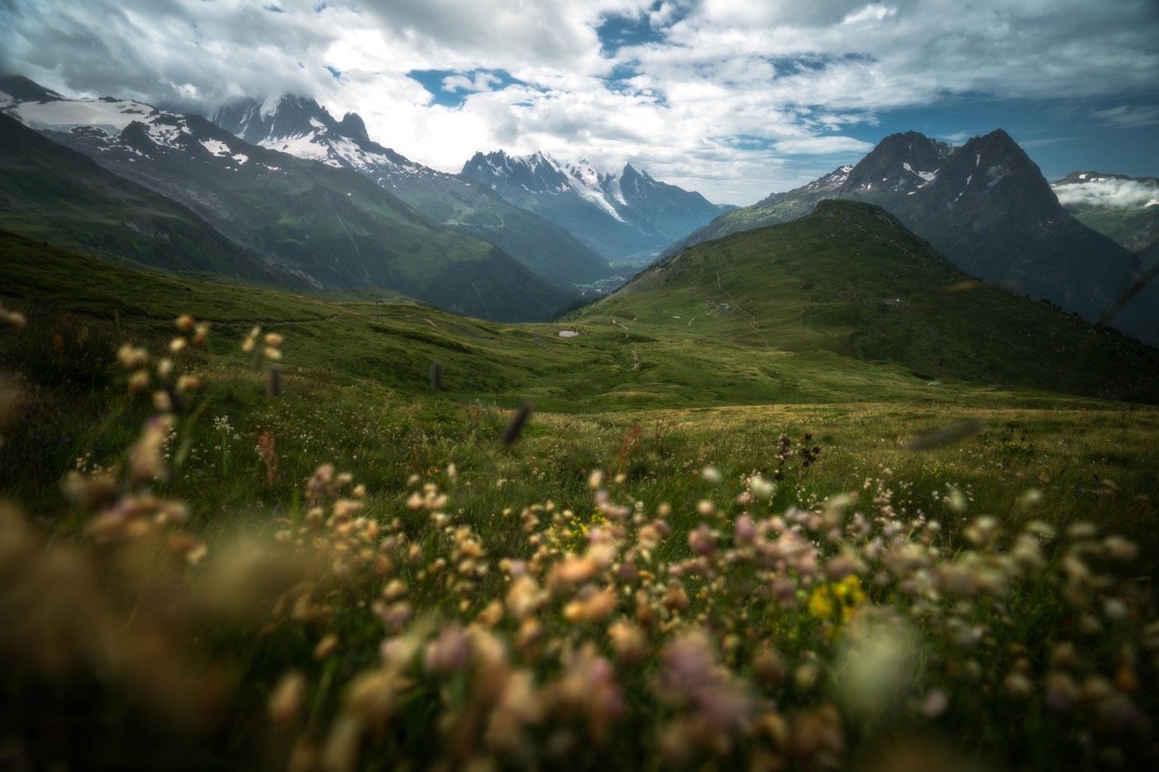 French Alps Mountain Peaks