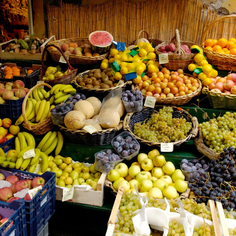 Fruit stand in Cinque Terre
