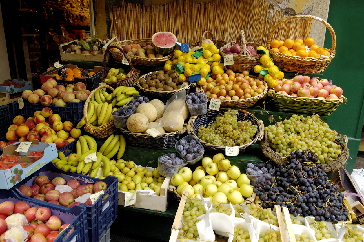 Fruit stand in Cinque Terre