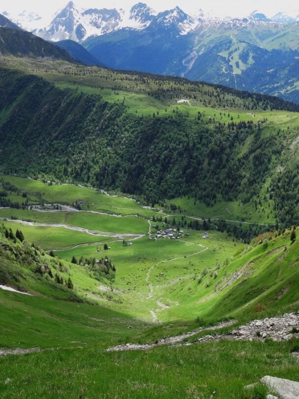 Hut to hut hiking Tour du Mont Blanc