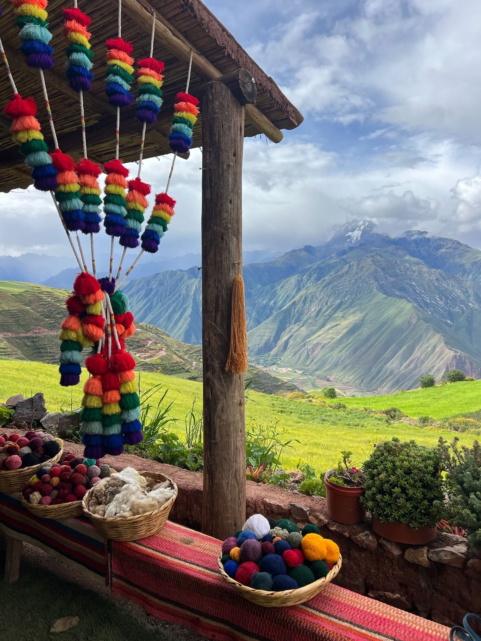 Gorgeous view in the Peruvian Andes