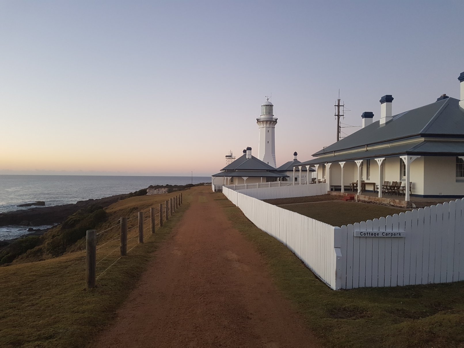 Sunset at the Green Cape lightstation.
