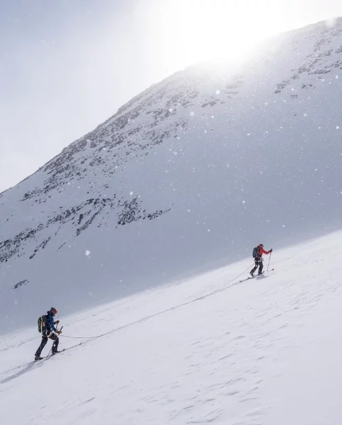 Freeride Skiing in Andermatt, Swiss Alps