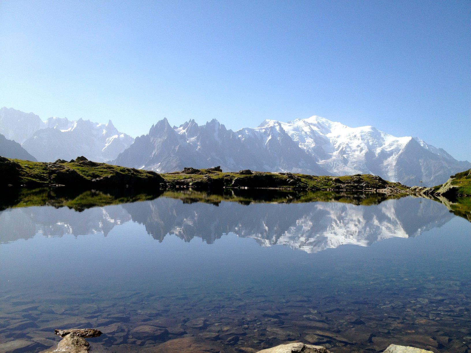 Lac de Cheserys near Chamonix, in the French Alps.