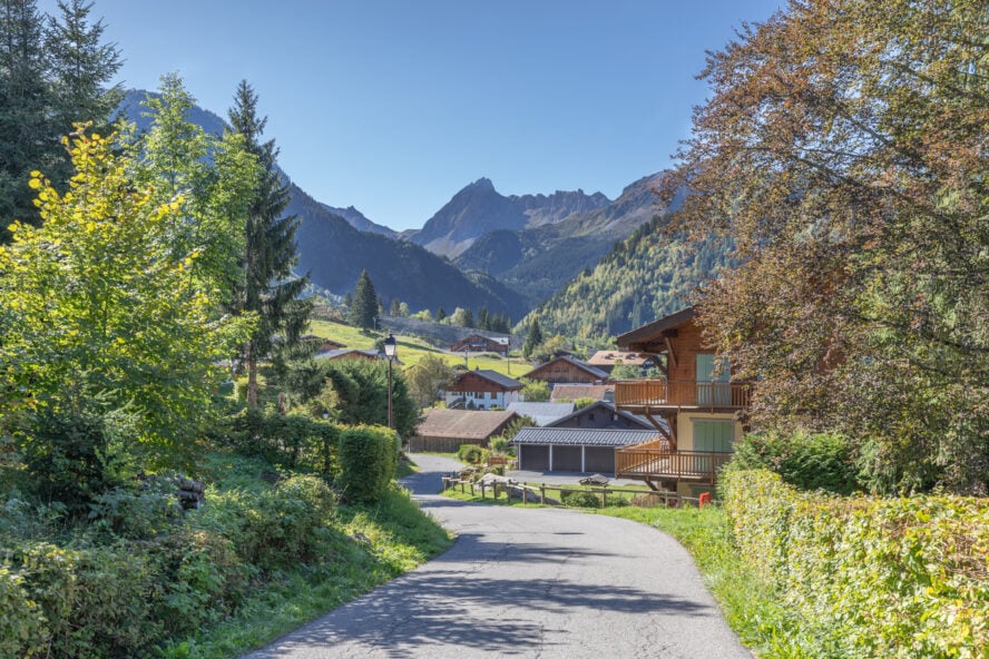A village in the French Alps, Les Contamines.