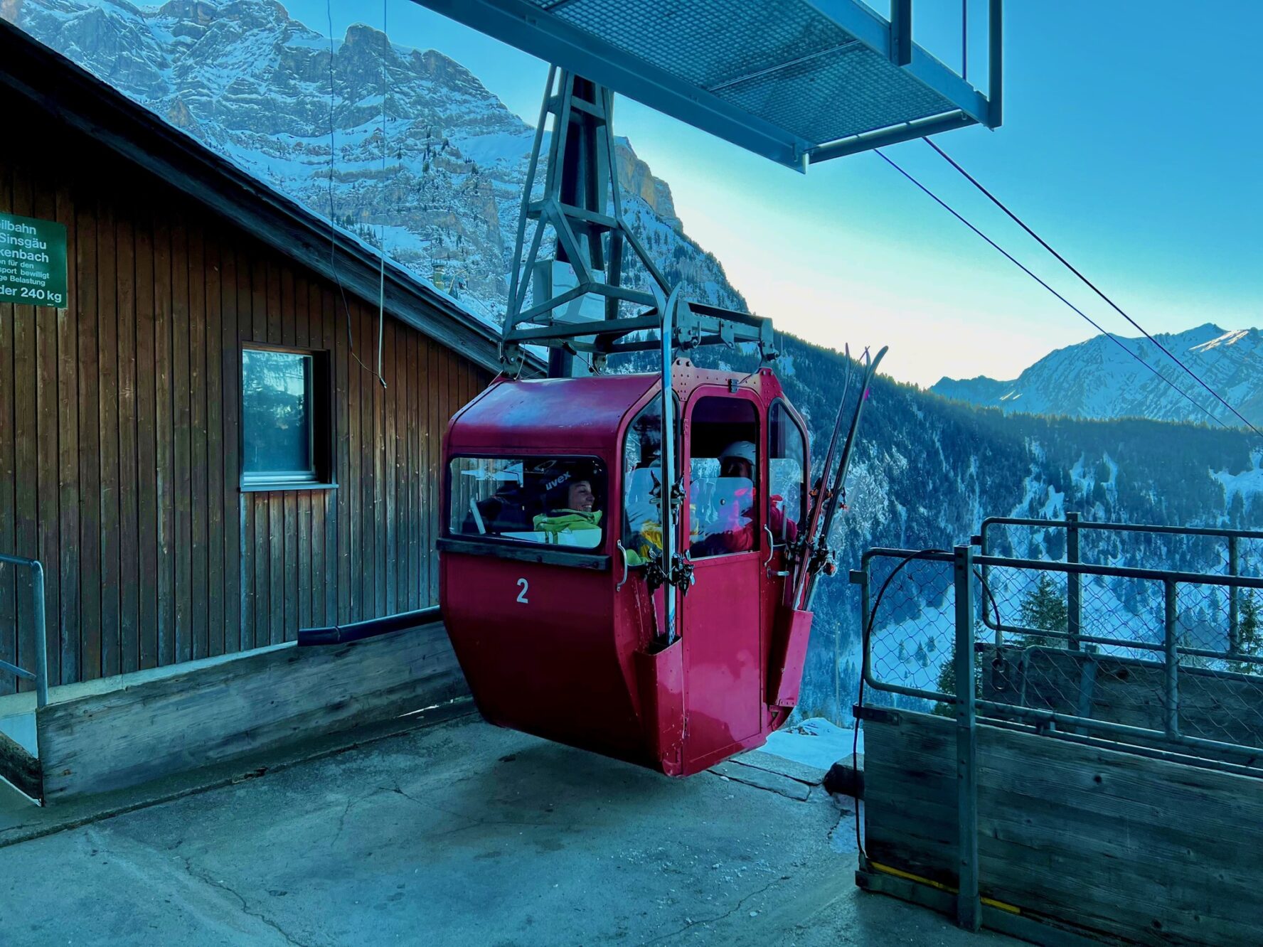 Lift in the Swiss Alps