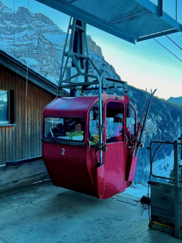 Guided freeriding in Andermatt