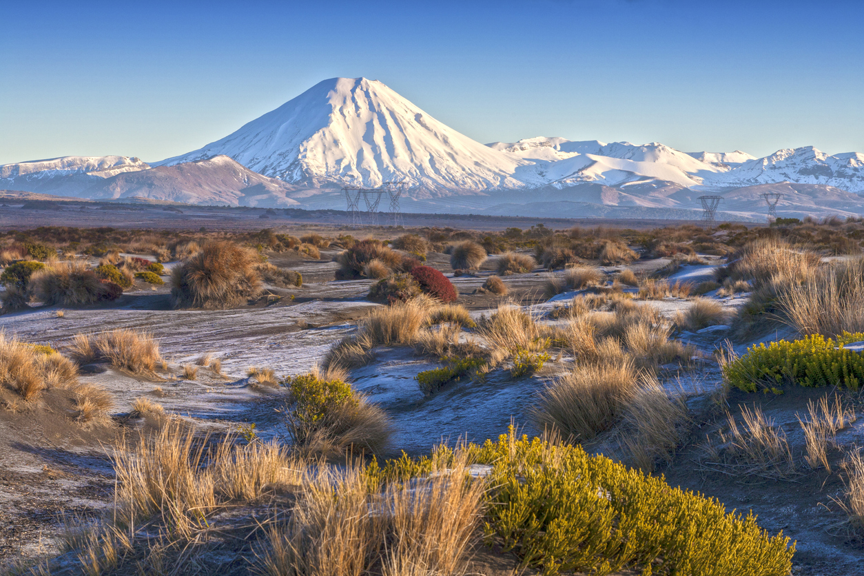 Mount Ngauruhoe and the Rangipo Desert, Tongariro National Park, New Zealand