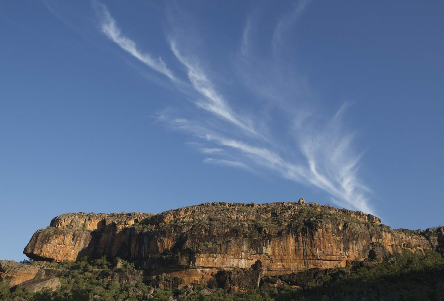 Nourlangie escarpment in the Kakadu National Park, Australia.