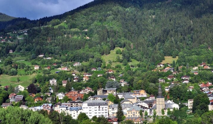Saint Gervais town France