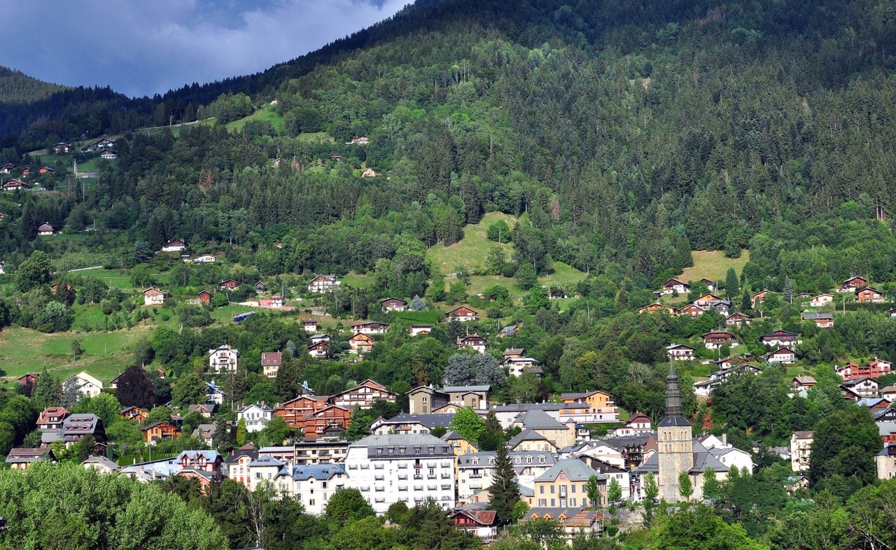 Saint Gervais town France