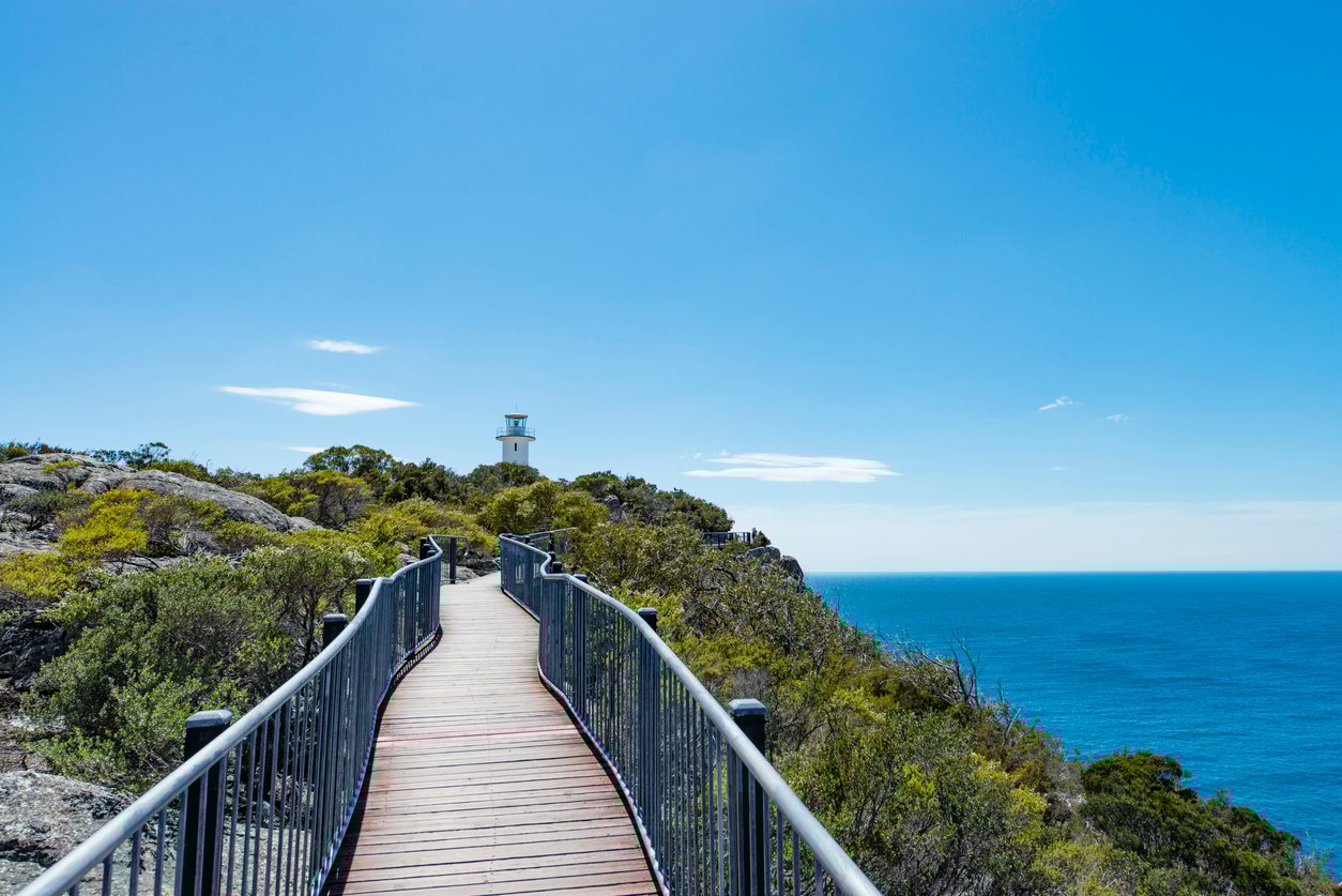 Lighthouse in Triabunna.