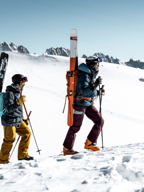 Guided ski tour of the Alps