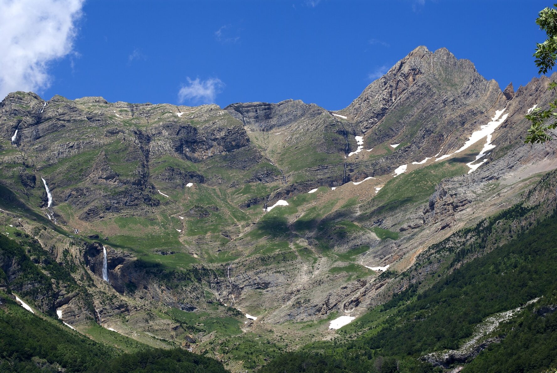 Valley of Pineta in the National park of Ordesa.Pyrenees.Huesca.Spain