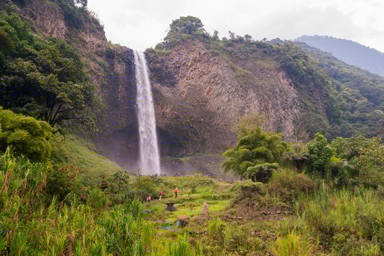 Bridal veil in Ecuador
