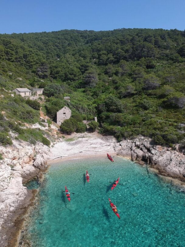 Guided Kayaking Holiday along Vis, Croatia